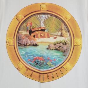 Vintage 7up Promo Single Stitch T-Shirt Cruise-L for Treasure 1993 SS Uncola Top